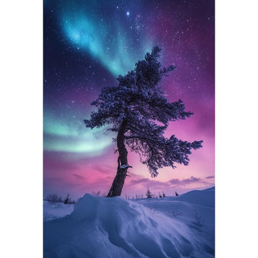 Northern Lights Painting